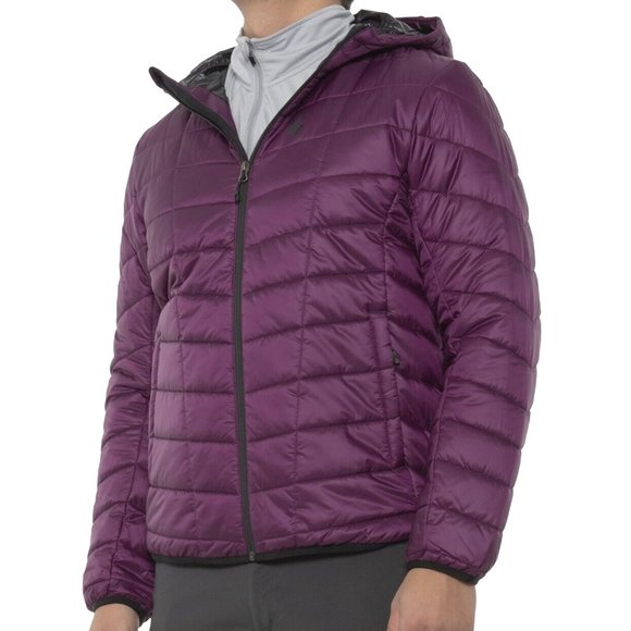 NEW Spyder Tryton Hooded Insulator Jacket! S L XL Purple (Raisin) Lighter Weight